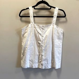 White Ann Taylor Tank Top S